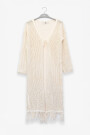 FRINGES CARDIGAN Cream