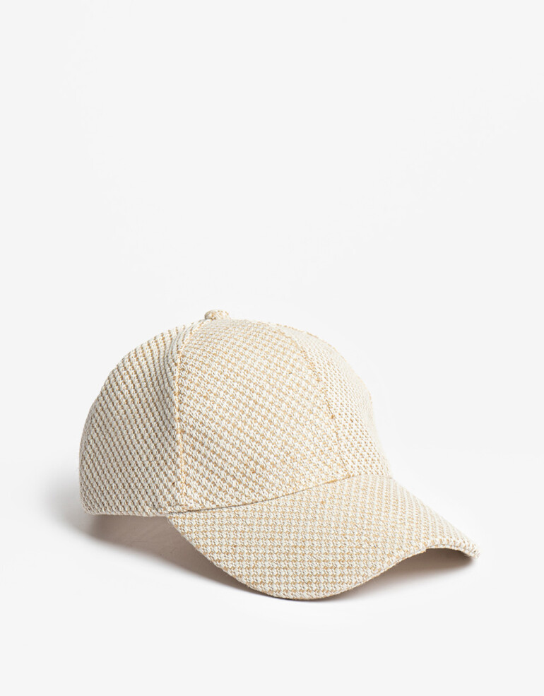 Caps Gorra De Lino Crudo - Blanco Crudo