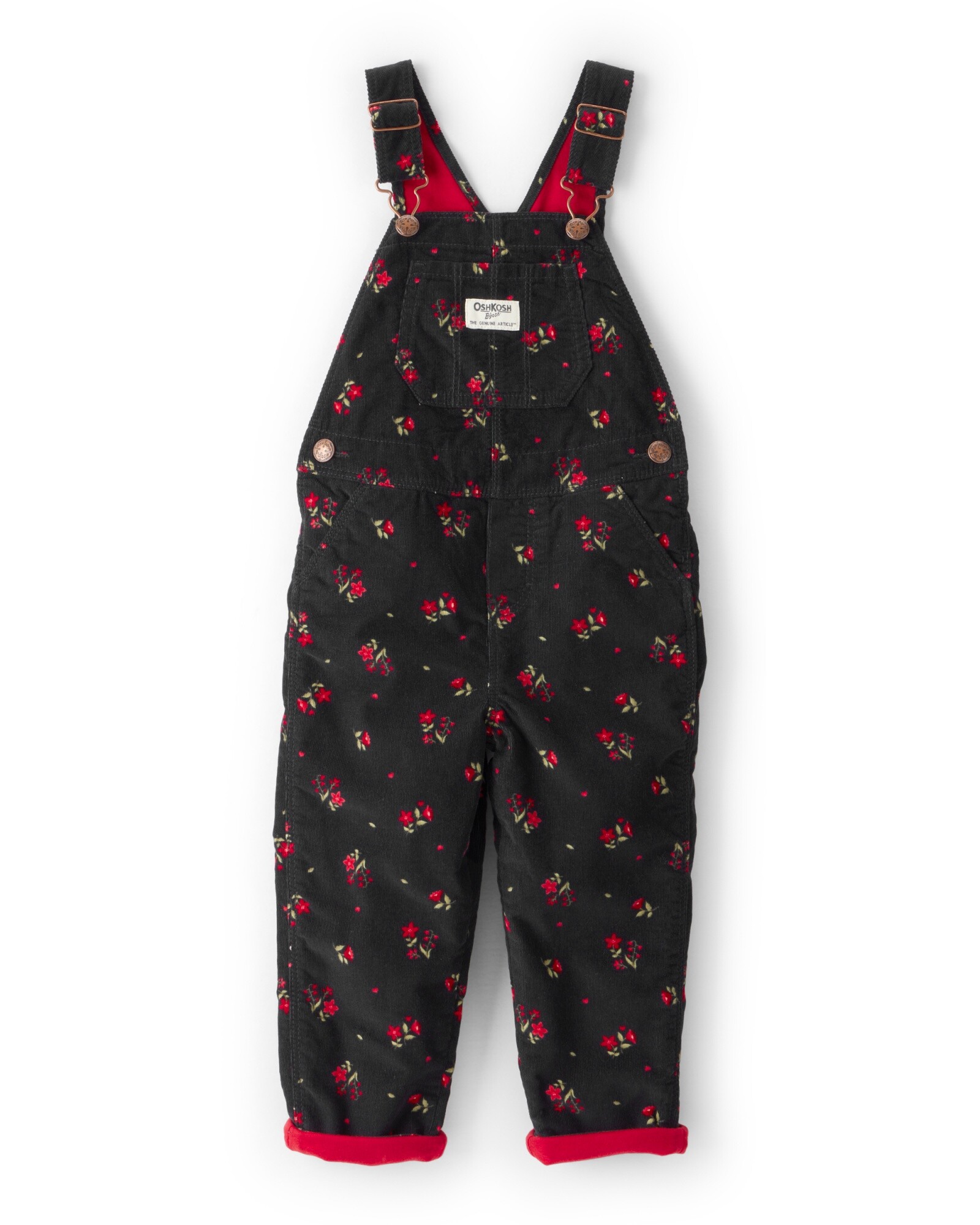 Enterito de pana, diseño floral Sin color