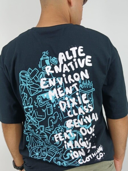 T-SHIRT DIXIE PASKE NEGRO