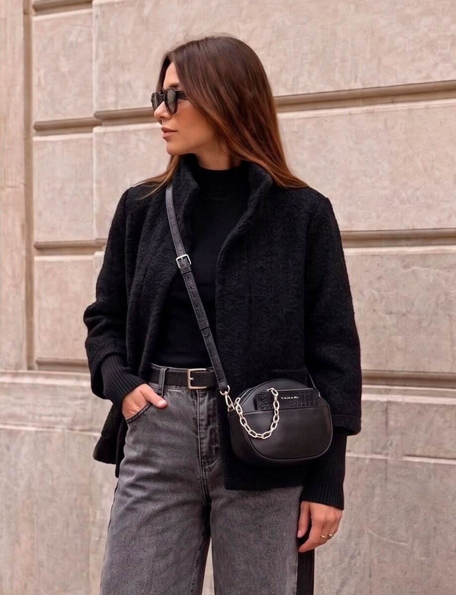 Tapado Boucle - Negro 