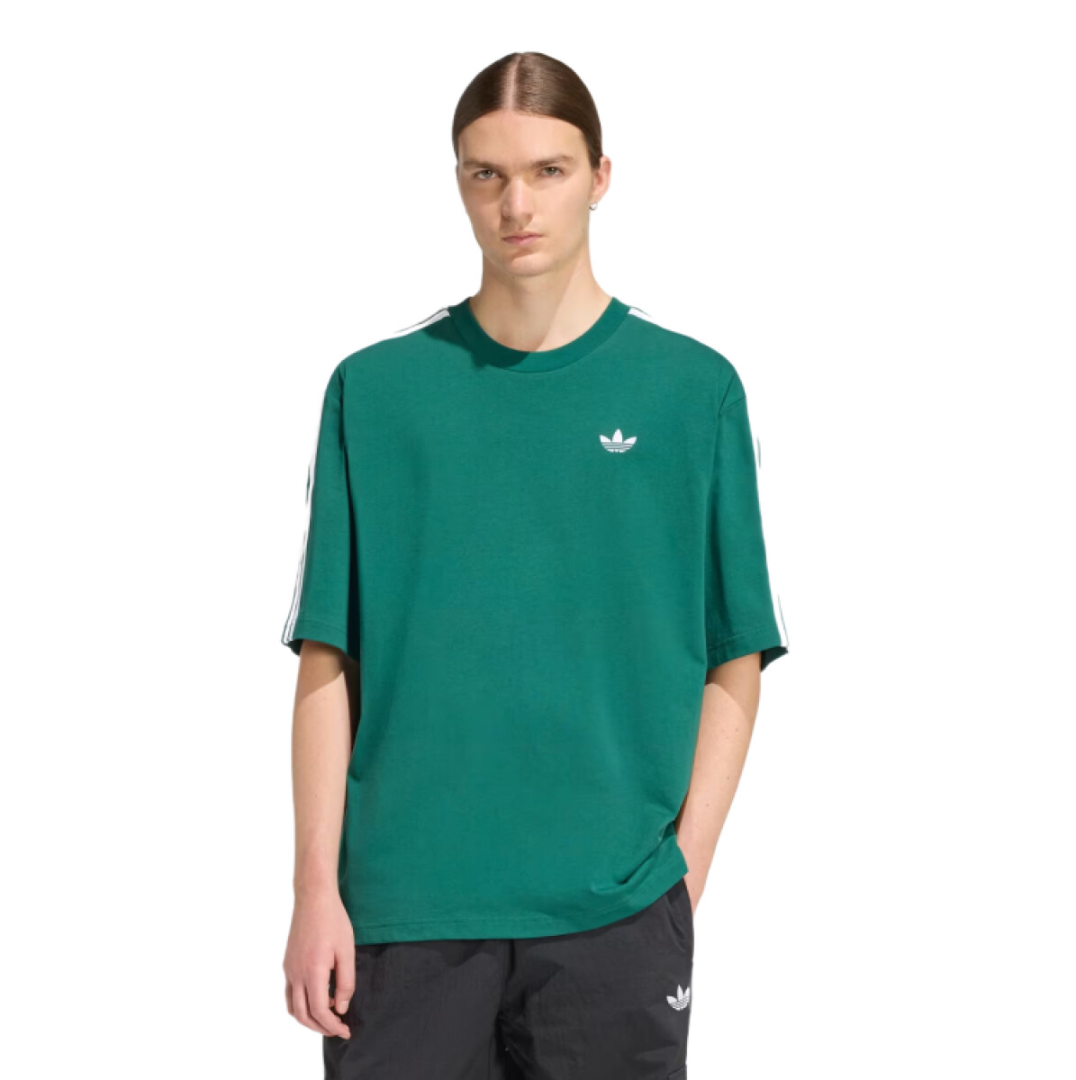 Remera Adidas 3S Tee - Verde 