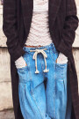 Pant Margo Wide Celeste