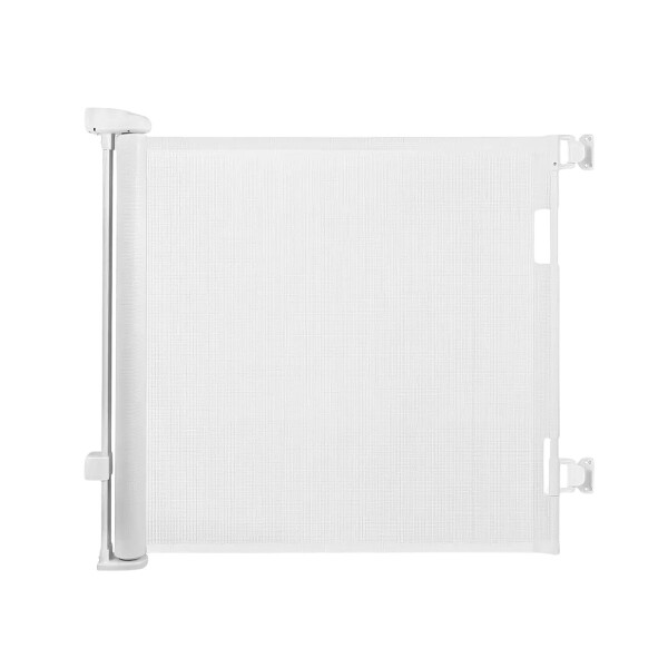 Portón Seguridad Retráctil Bebe Niño Escalera Enrollable Variante Color Blanco