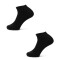 Medias de Hombre Push Media pack x2 solido black / white Negro