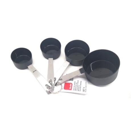 Set 4 tazas medidas nylon+inox Set 4 tazas medidas nylon+inox