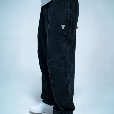 Pantalón Largo Lines de Hombre Negro