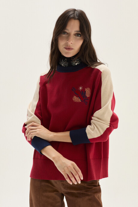 Sweater Garden Rojo