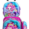 Mochila con carrito, lonchera y cartuchera. Sirena