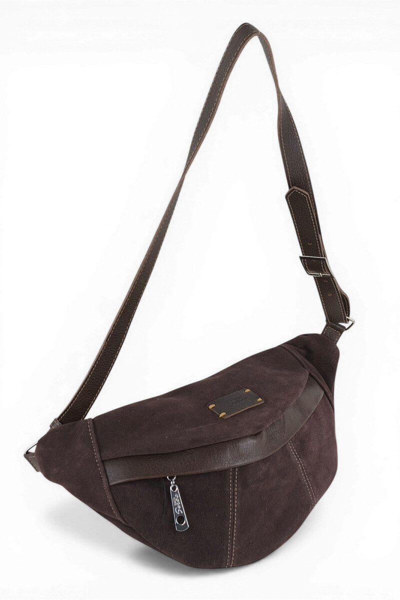 Riñonera Grande de Cuero Des choco