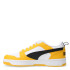 Championes de Hombre Puma Rebound V6 Low Blanco - Amarillo - Negro