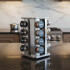 Especiero Giratorio 16 Frascos Vidrio Para Condimentos Cocina Acero Inoxidable Imback Especiero Giratorio 16 Frascos Vidrio Para Condimentos Cocina Acero Inoxidable Imback