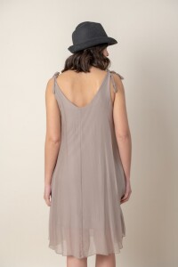 VESTIDO ANDROMEDA Visón