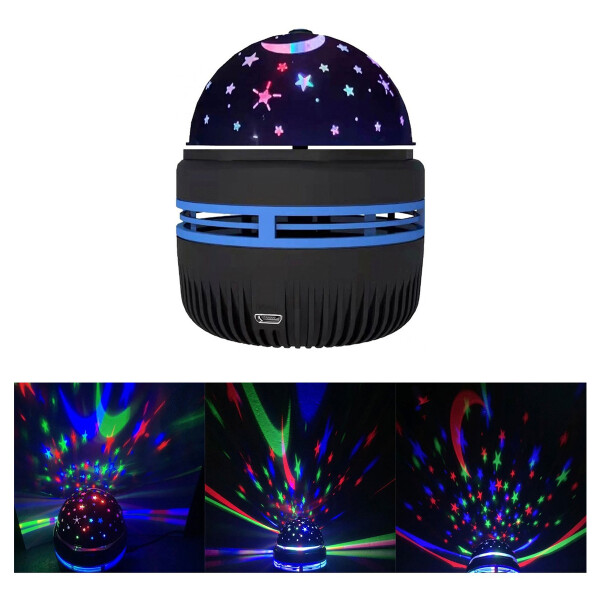 Mini Bola Rgb Luces Discoteca Led Potente Rotativa Calidad Variante Estrellas