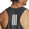 Musculosa de Hombre Adidas Own the Run Negro - Blanco