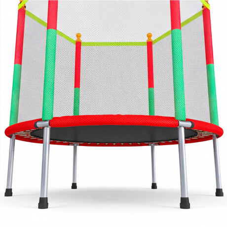 Cama Elástica Trampolín 183 Cobertor + Red Colores Rojo