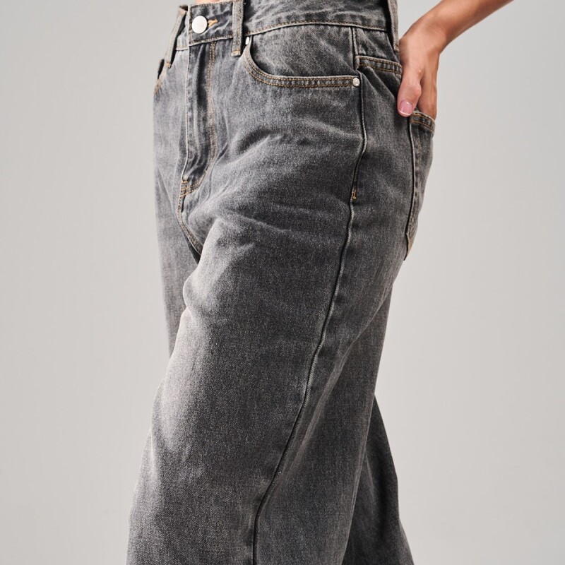 Jean Wide Leg Slowly Grey
