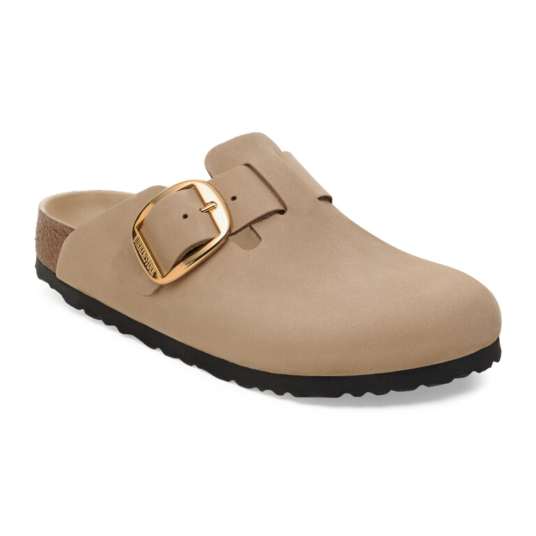 Zueco Boston Big Buckle LENB - Estrecho Tabaco