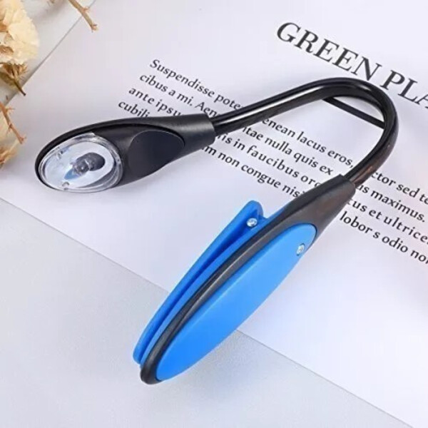Lampara Led Nocturna Flexible Para Lectura Calidad Gtia Variante Color Azul