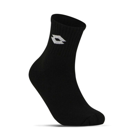 Lotto Medias Larga Tripack 35/38 Negro-Blanco