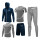 Conjunto Deportivo Termico X5 Psc Remera Calza Short Gris