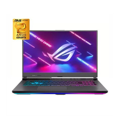 Notebook Gamer Asus Rog Strix G17. AMD Ryzen 9. RAM 16GB. Disco Sólido 512GB. Pantalla 17.3" Full HD. Tarjeta RTX 4060 8GB Notebook Gamer Asus Rog Strix G17. AMD Ryzen 9. RAM 16GB. Disco Sólido 512GB. Pantalla 17.3" Full HD. Tarjeta RTX 4060 8GB