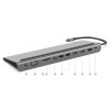 Adaptador Belkin Multiport Dock 11 in 1 USb-C 100W Adaptador Belkin Multiport Dock 11 in 1 USb-C 100W