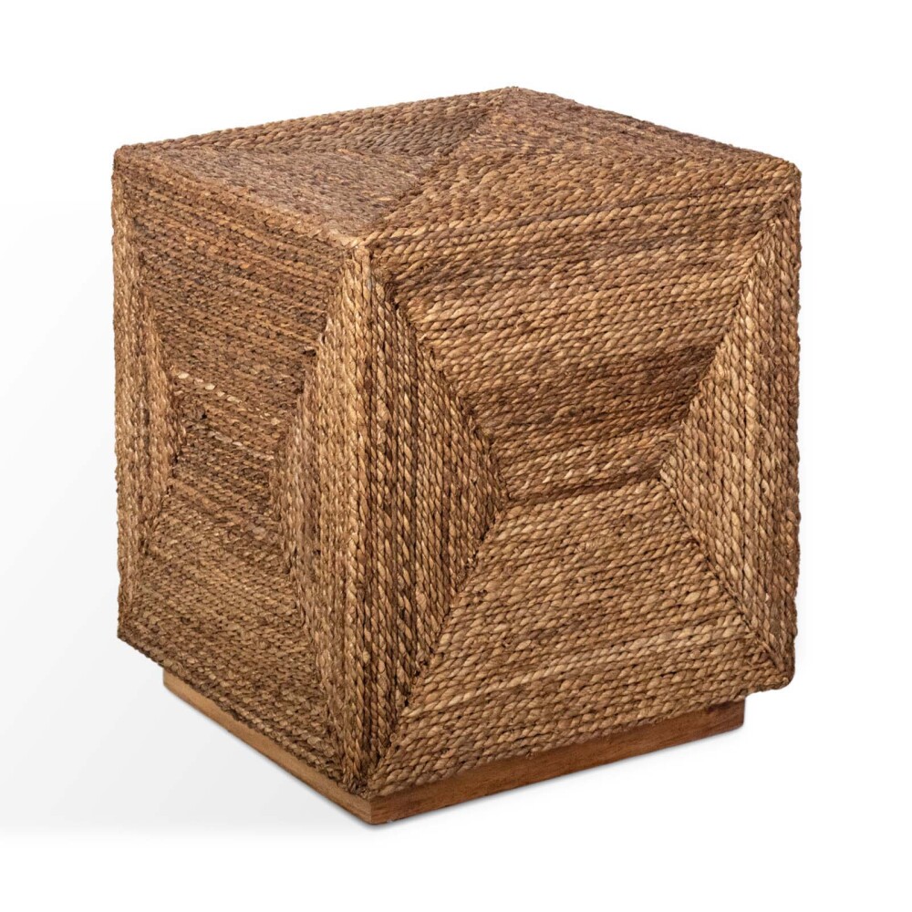 MESA AUXILIAR FIBRA-NATURAL MARRON OSMÁN MIEL