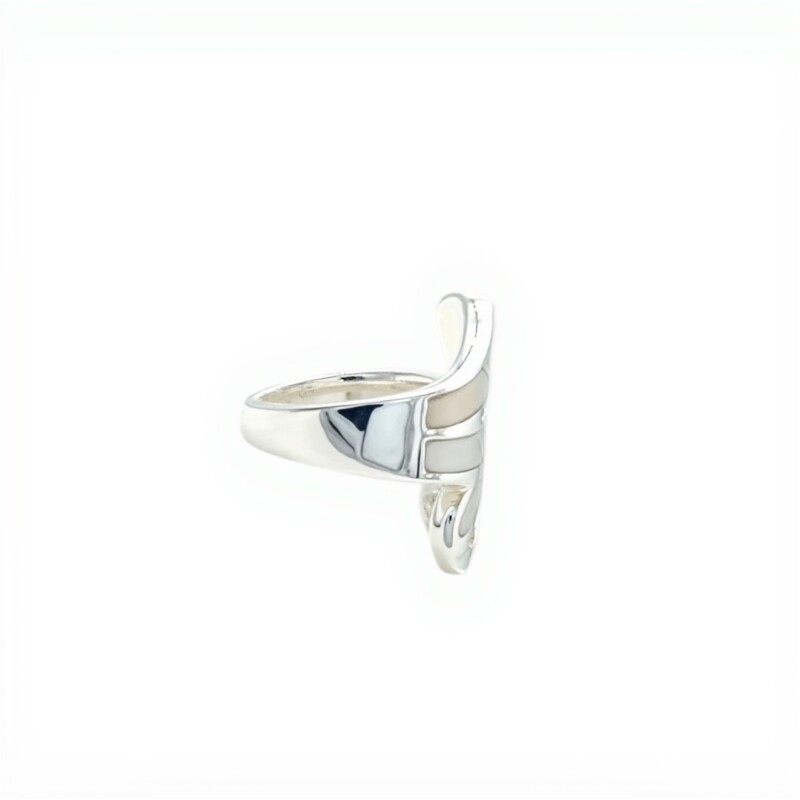 Anillo Serpiente-Plata 925-Con Nacar-AN4613 conpiedra
