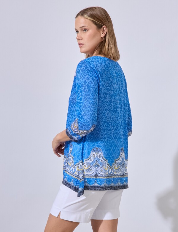 Blusa Brillo AZUL/MULTI