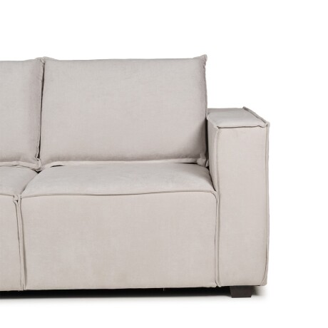 Rinconera Urban - Tela Microfibra - Chaise Izquierdo 12073 (Greige)