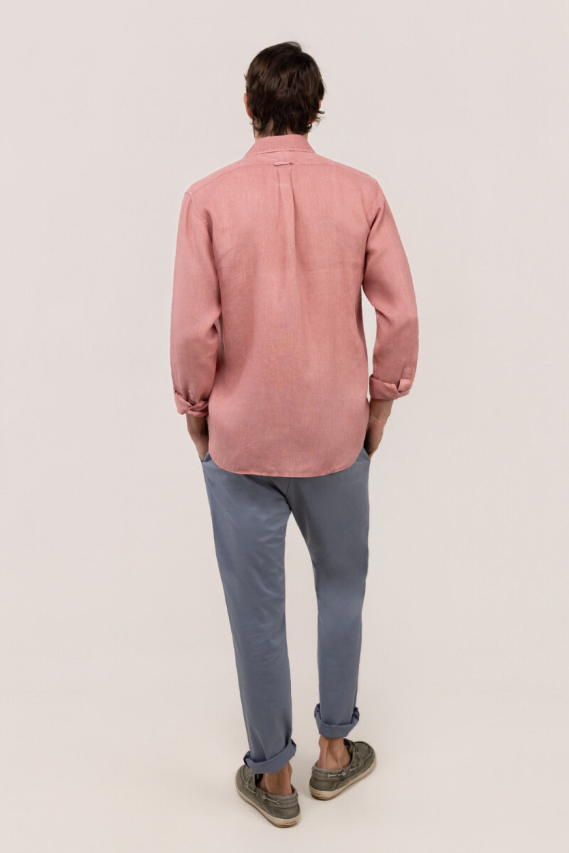 Camisa Lino Rojo
