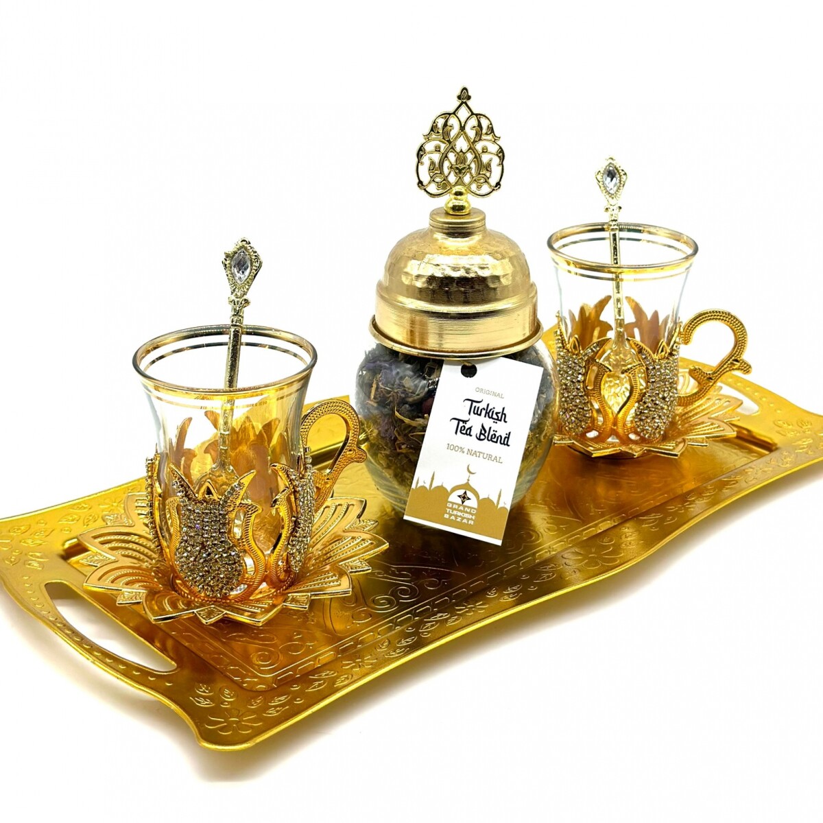 Set de té para dos personas vip dore - Swarovski 
