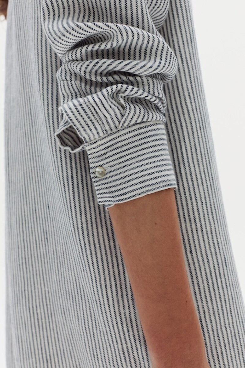 Vestido Coconut en Lino Eddie Stripes