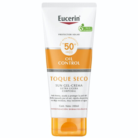 Protector Solar Eucerin Oil Control Gel Crema Toque Seco FPS50 200ml Protector Solar Eucerin Oil Control Gel Crema Toque Seco FPS50 200ml