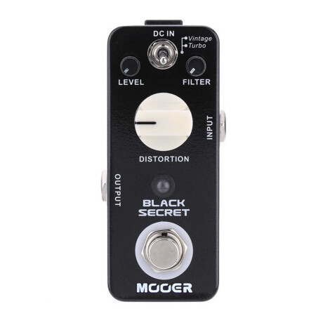 Pedal De Efectos Mooer Mds1 Black Secret Distortion Pedal De Efectos Mooer Mds1 Black Secret Distortion