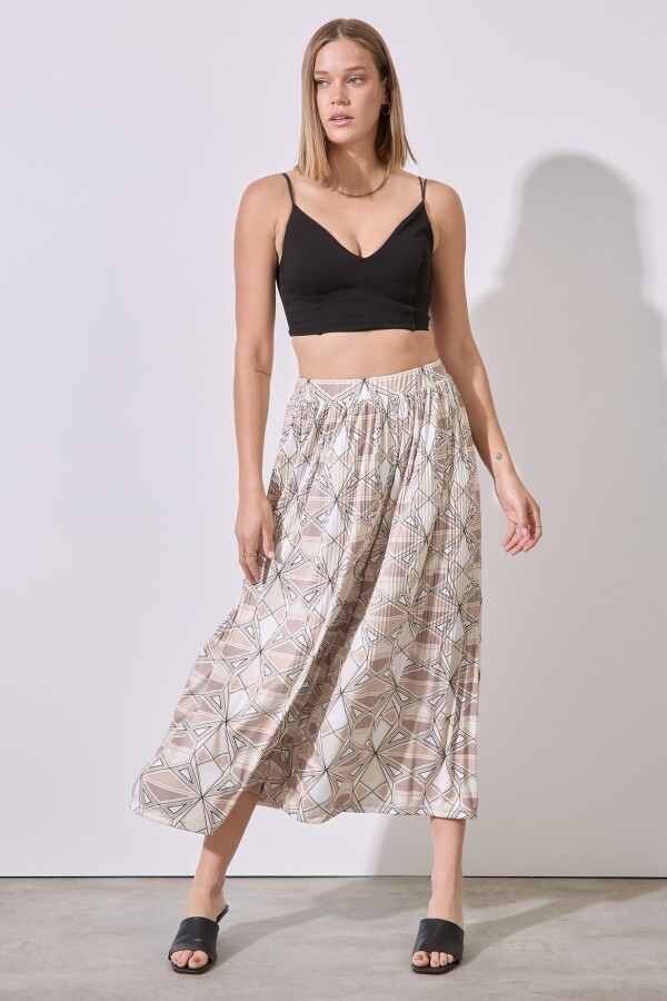 Capri Wide Leg MULTI/BEIGE