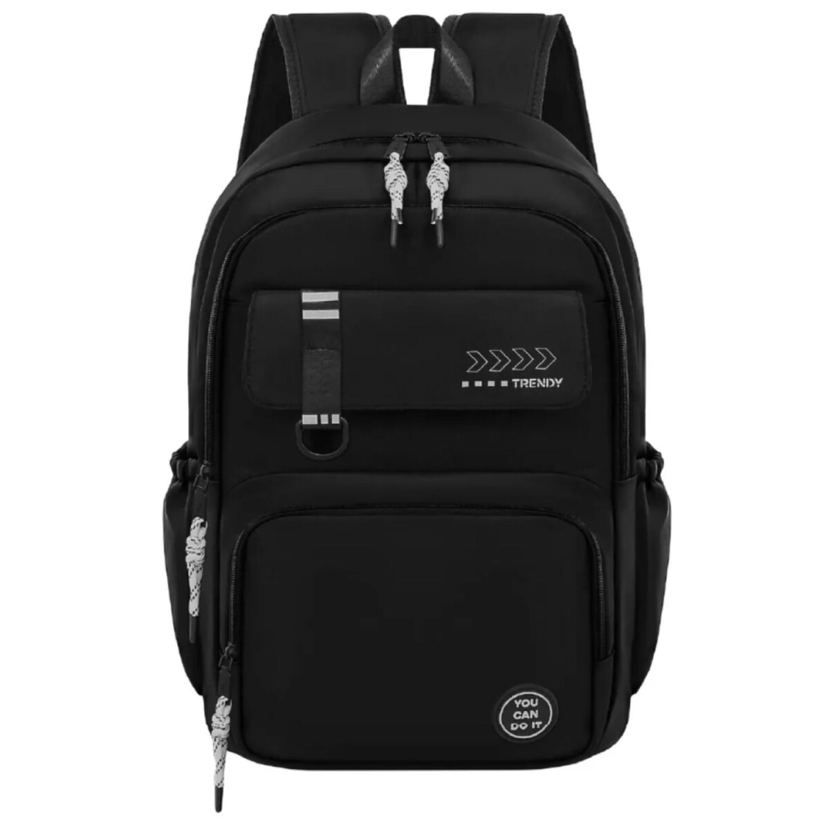 Mochila Trendy Urbana Juvenil Liviana - Negro 