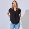 Blusa Escote V NEGRO