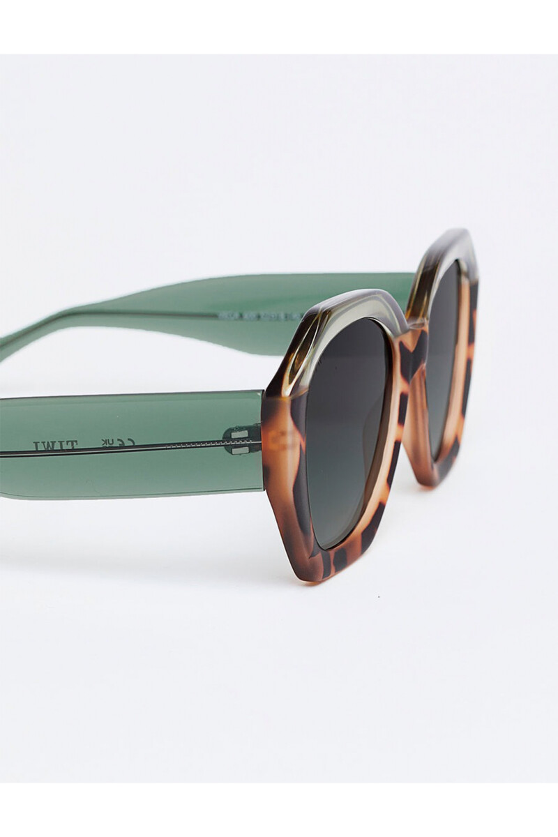 Tiwi Vega - 600 Bicolor Green Tortoise/green Lenses