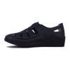 Wonder Guillermina Casual C/velcro S/ Corrida Alta - Negro Negro