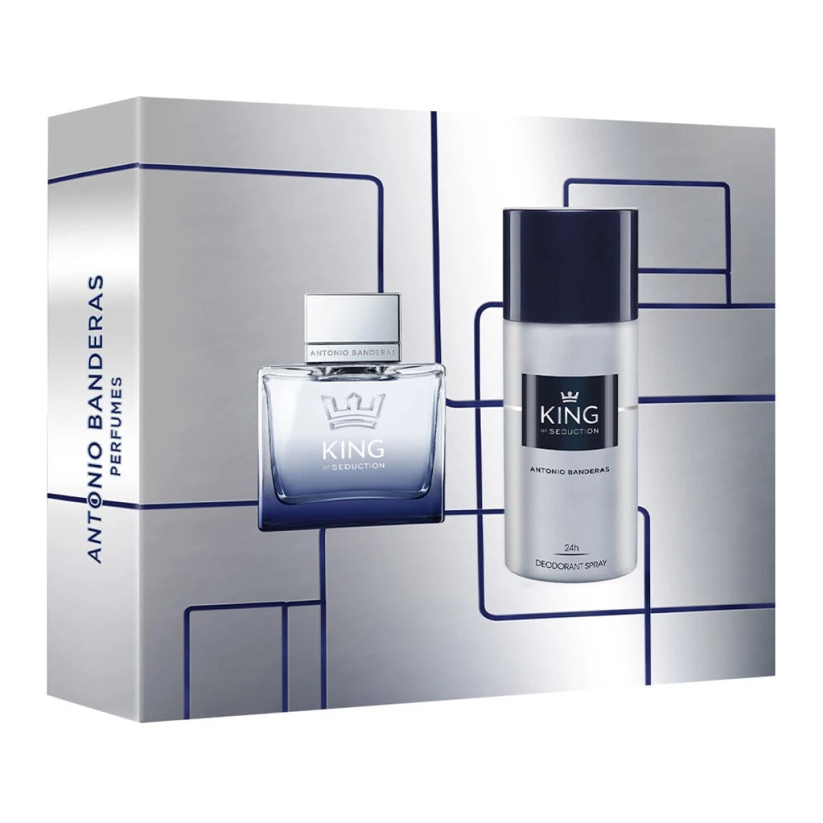 Perfume Antonio Banderas King Of Seduction For Men Set EDT 100ml + Desodorante Spray 150ml 