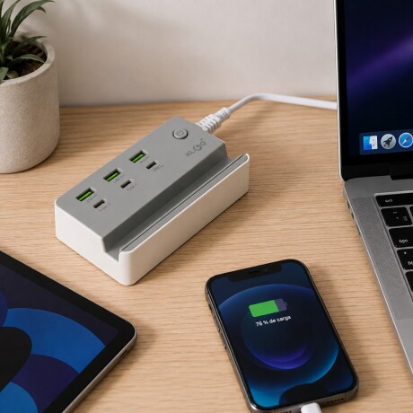 CARGADOR ZAPATILLA DE CARGRA RAPIDA ALARGUE UNIVERSAL HB100 3 USB 3 TIPO C CARGADOR ZAPATILLA DE CARGRA RAPIDA ALARGUE UNIVERSAL HB100 3 USB 3 TIPO C
