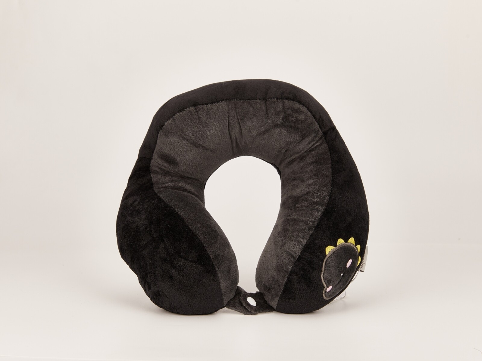 ALMOHADA PARA EL CUELLO EN FORMA DE U CON DOBLE JOROBA (NEGRO) 