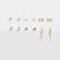Aros Sets Con strass Set De Aros Dorados - Dorado