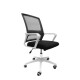 Silla De Escritorio Lumax Ryan Ergonómica Con Malla Y Soporte Lumbar Para Oficina Negro/Blanco