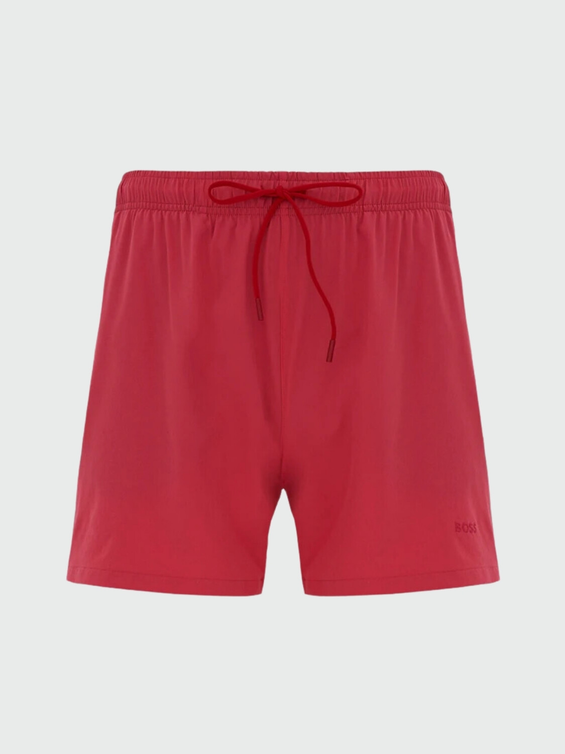 BOSS Black - Short de Baño Secado Rápido Logo Rosado
