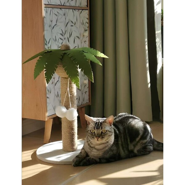 Juguete Rascador Palmera Arbol Para Gato Pom Pom Mascotas Juguete Rascador Palmera Arbol Para Gato Pom Pom Mascotas