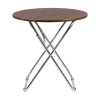 MESA AUXILIAR RED MARRON 60CM Unica