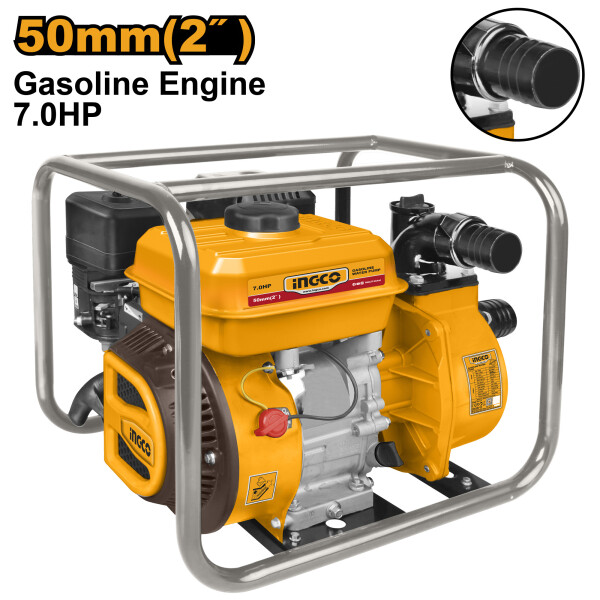 MOTOBOMBA A NAFTA 550LT 28MT INGCO GWP202 INDUSTRIAL 7 HP 2´´ MOTOBOMBA A NAFTA 550LT 28MT INGCO GWP202 INDUSTRIAL 7 HP 2´´